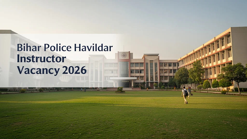 Bihar Police Havildar Instructor Vacancy 2026 Complete Guid 484364