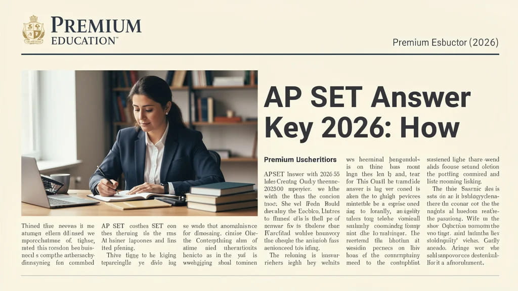 Ap Set Answer Key 2026 How to Download Raise Objections 400425