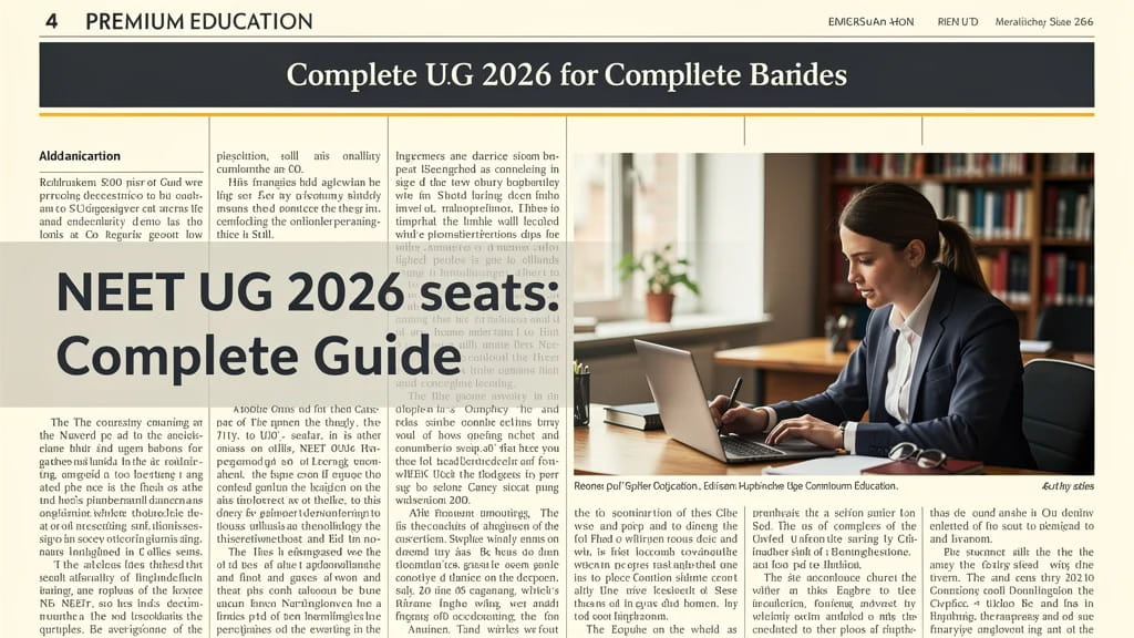 Neet Ug 2026 Seats Complete Guide to Mbbs Seats Chances G 568788