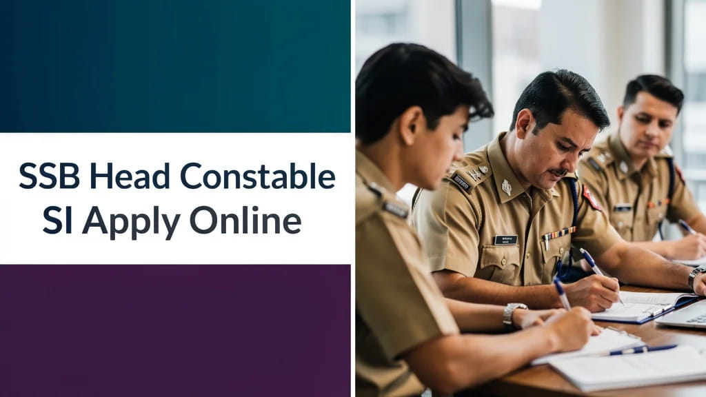 Ssb Head Constable Si Apply Online 2026 Last Date Extended 793898