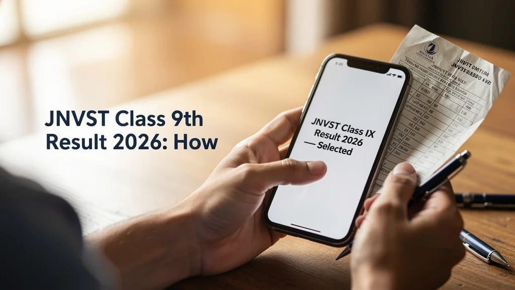 Jnvst Class 9th Result 2026 How to Check Your Navodaya Resu 927701