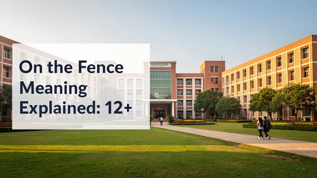 On the Fence Meaning Explained 12 Idioms Starting With O 151707