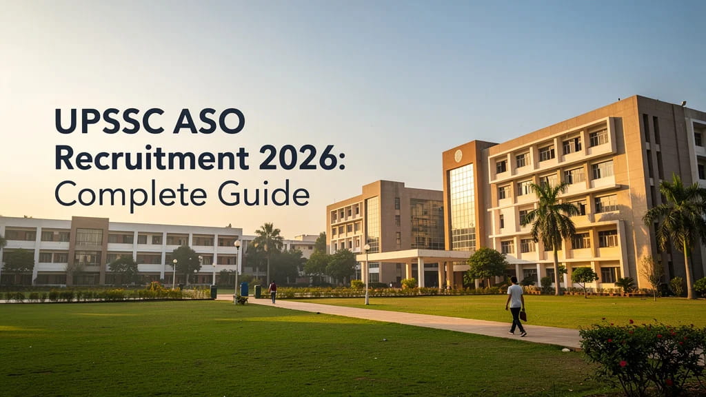 Upsssc Aso Recruitment 2026 Complete Guide to 929 Vacancy 235952