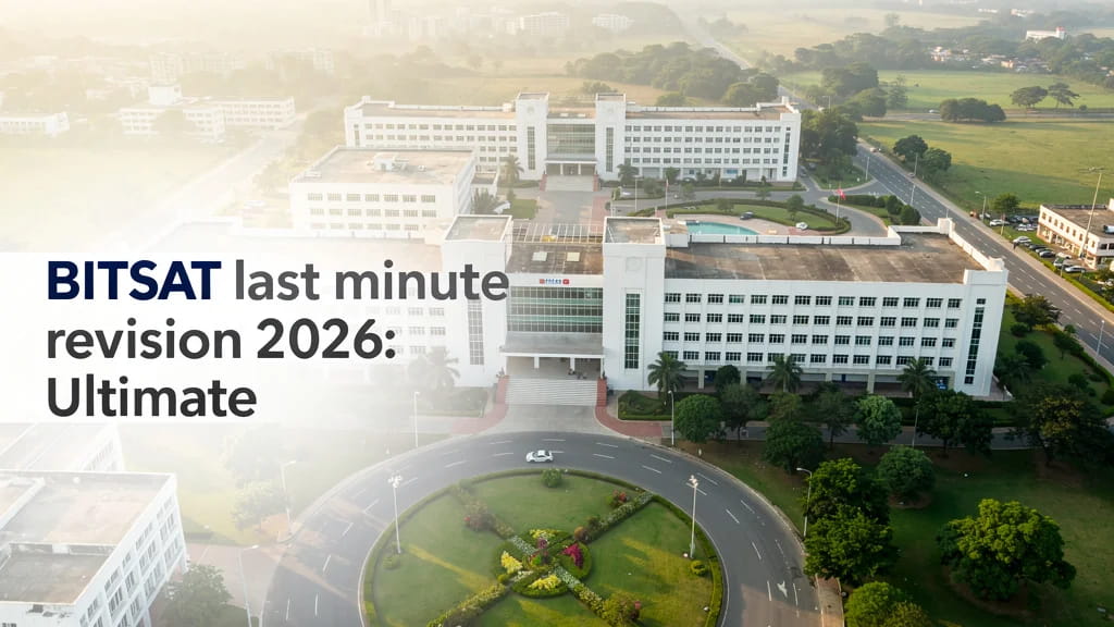 Bitsat Last Minute Revision 2026 Ultimate 7 Day Final Week 587120