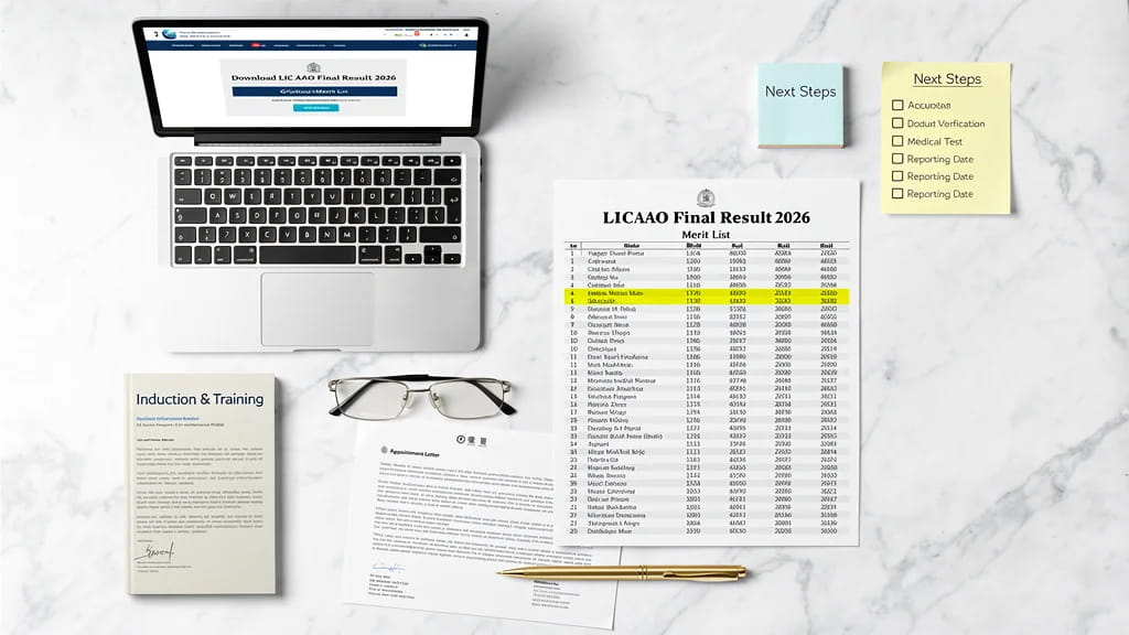 Lic Aao Final Result 2026 Download Merit List PDF Selected 130438