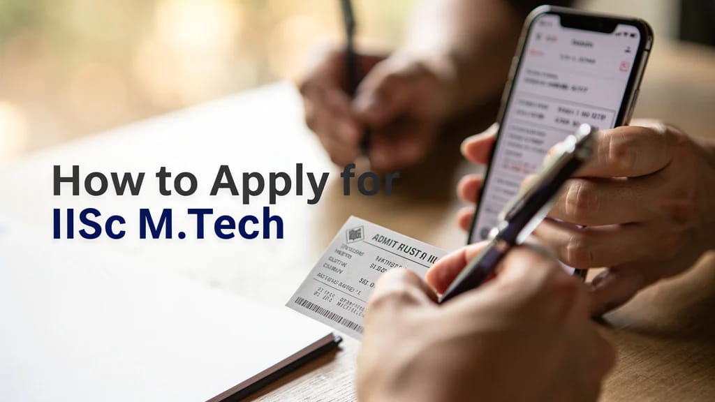 How to Apply for Iisc M Tech Without Gate Online M Tech for 372006