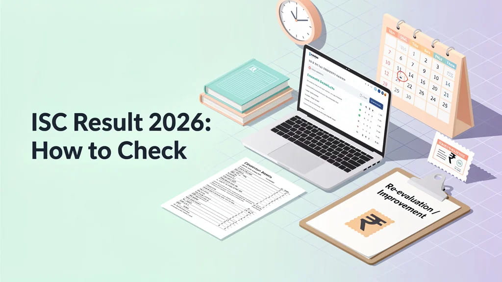 Isc Result 2026 How to Check Online Rechecking Fee Re Eva 150249