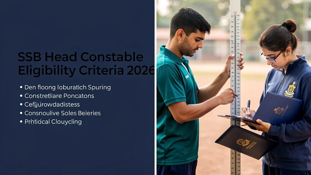 Ssb Head Constable Eligibility Criteria 2026 Age Qualifica 431202