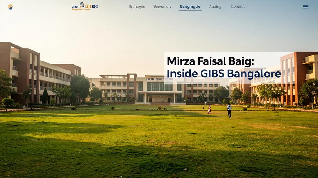 Mirza Faisal Baig Inside Gibs Bangalore Bba Sudheeps Cam 632233