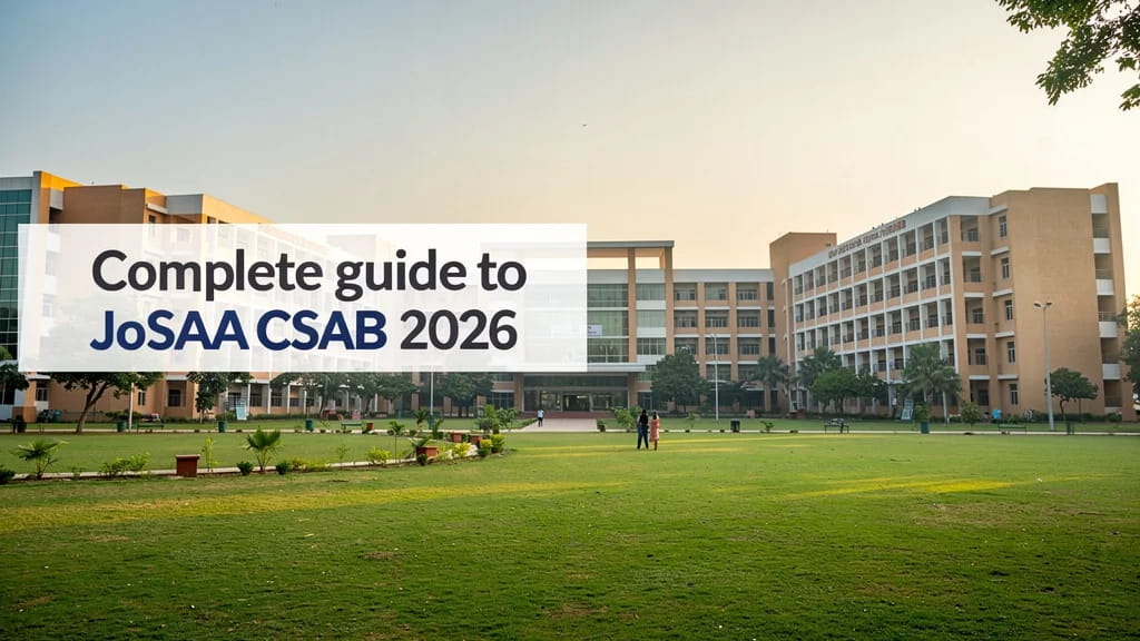 Complete Guide to Josaa Csab 2026 Counseling Process Nit Ja 582293