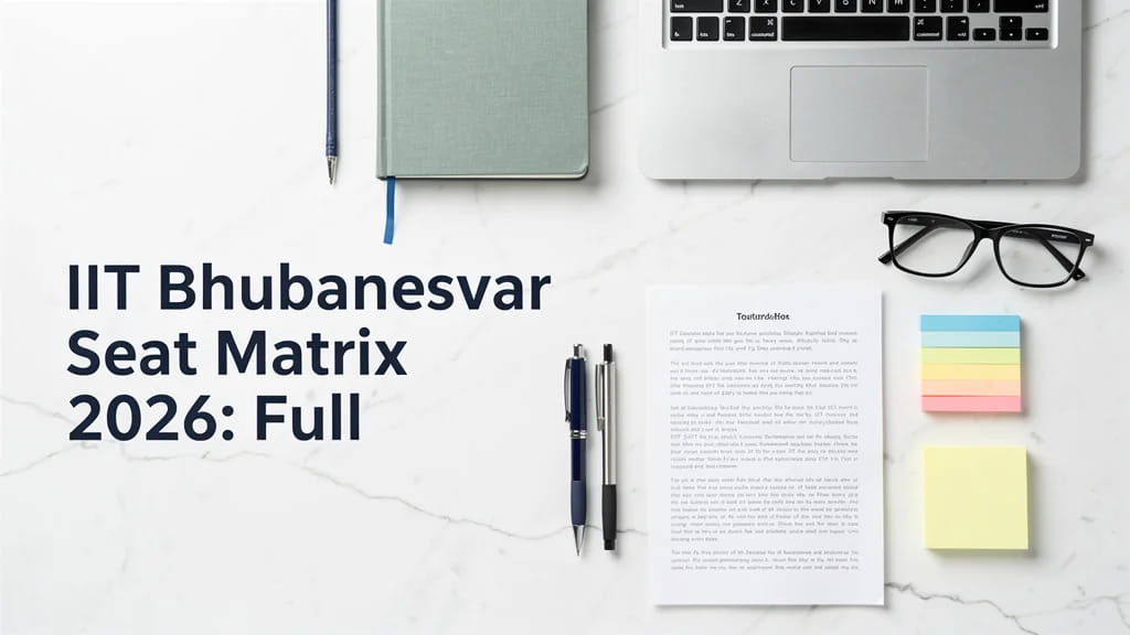 Iit Bhubaneswar Seat Matrix 2026 Full B Tech Seat Breakdown 355432