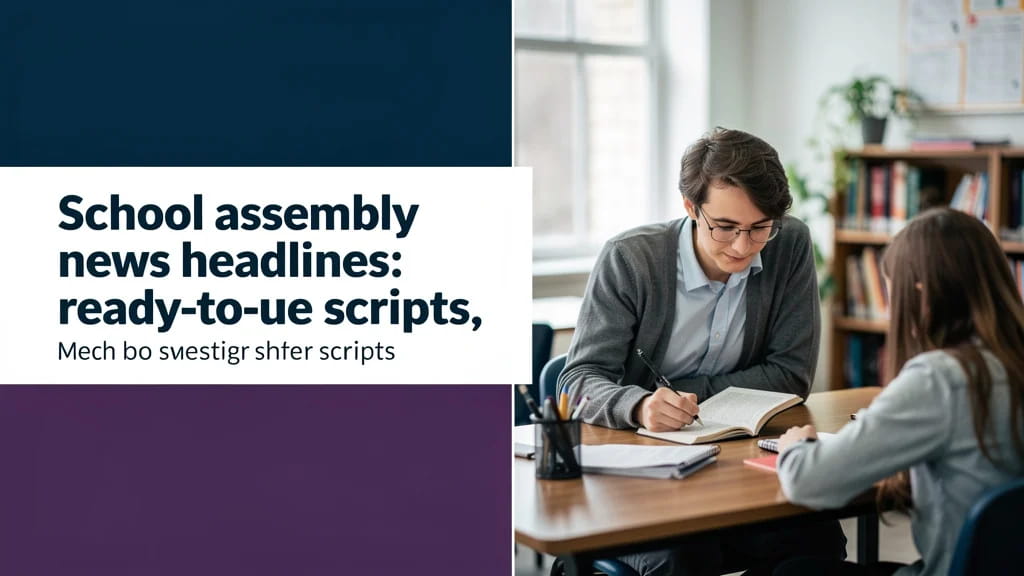 School Assembly News Headlines Ready to Use Scripts Visual 729920