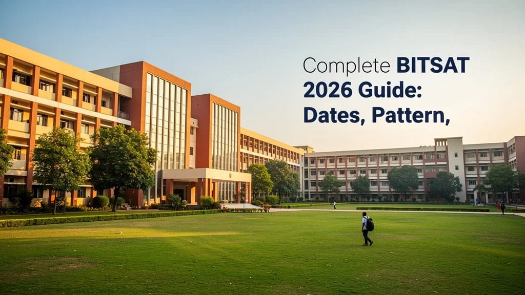 Complete Bitsat 2026 Guide Dates Pattern Slot Booking Ad 549500