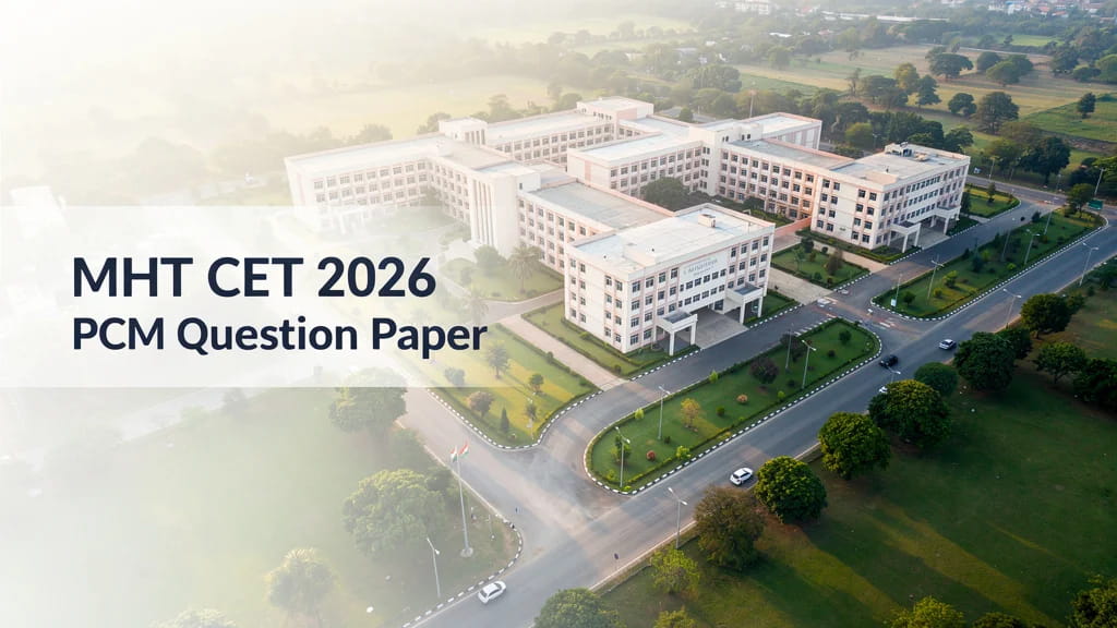 Mht Cet 2026 Pcm Question Paper PDF Download April 11 13 789645