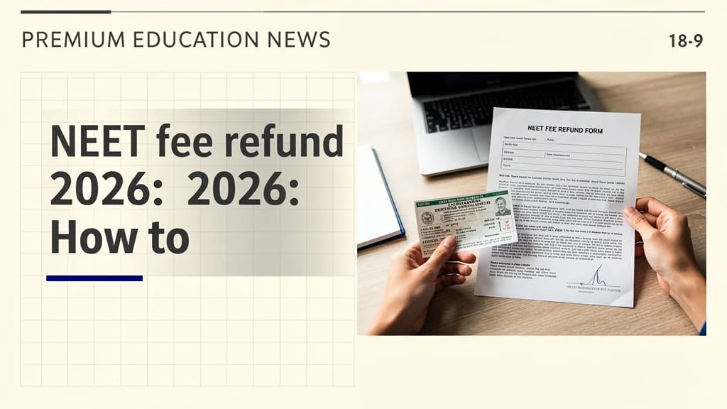 Neet Fee Refund 2026 How to Submit Bank Details Change Exa 609349