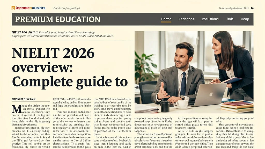 Nielit 2026 Overview Complete Guide to Courses Exams Elig 790067