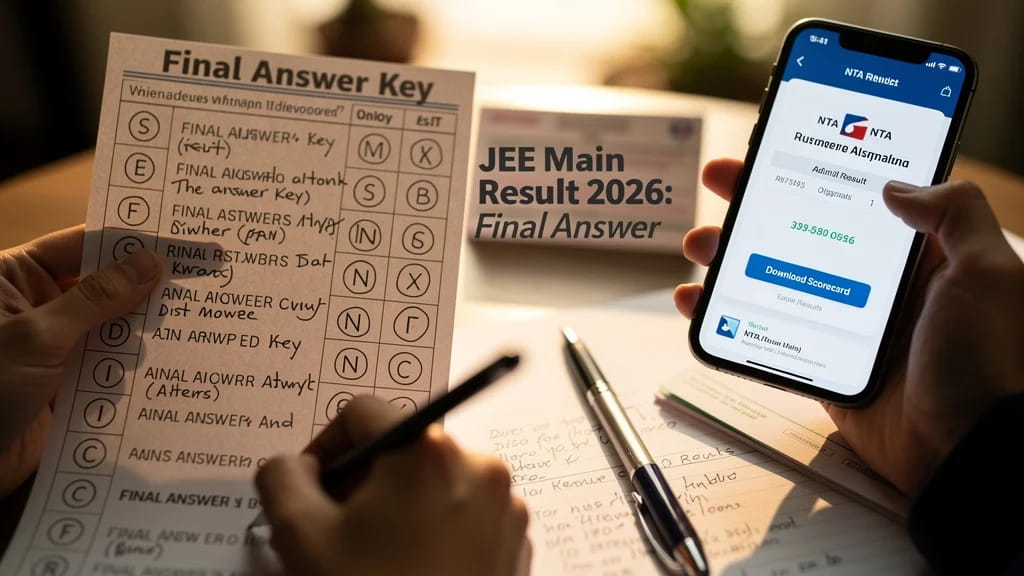 Jee Main Result 2026 Final Answer Key Scorecard Download 976786