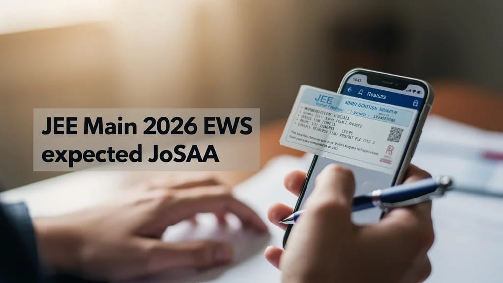 Jee Main 2026 Ews Expected Josaa Closing Rank Institute Wis 280576