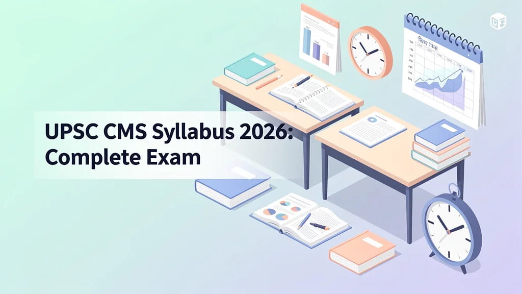 Upsc CMS Syllabus 2026 Complete Exam Pattern Paperwise Top 594161