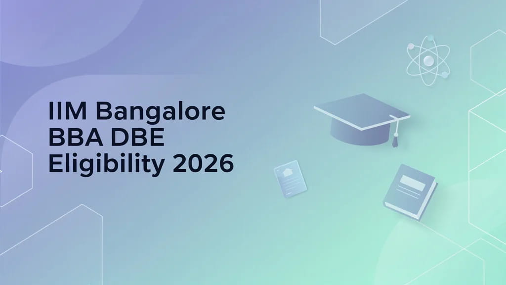 Iim Bangalore Bba Dbe Eligibility 2026 Requirements Entran 581361