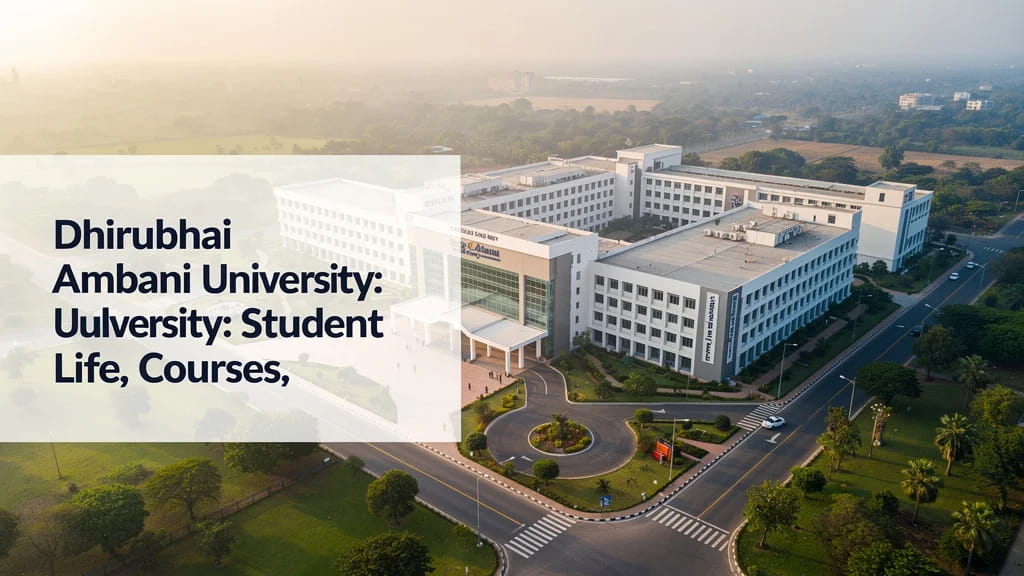 Dhirubhai Ambani University Student Life Courses Admissio 871546