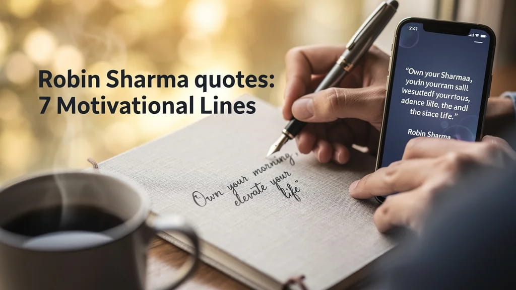 Robin Sharma Quotes 7 Motivational Lines to Transform Your 482521