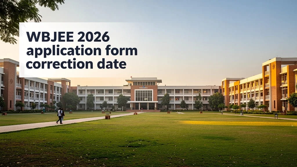 Wbjee 2026 Application Form Correction Date Step by Step Gu 678006