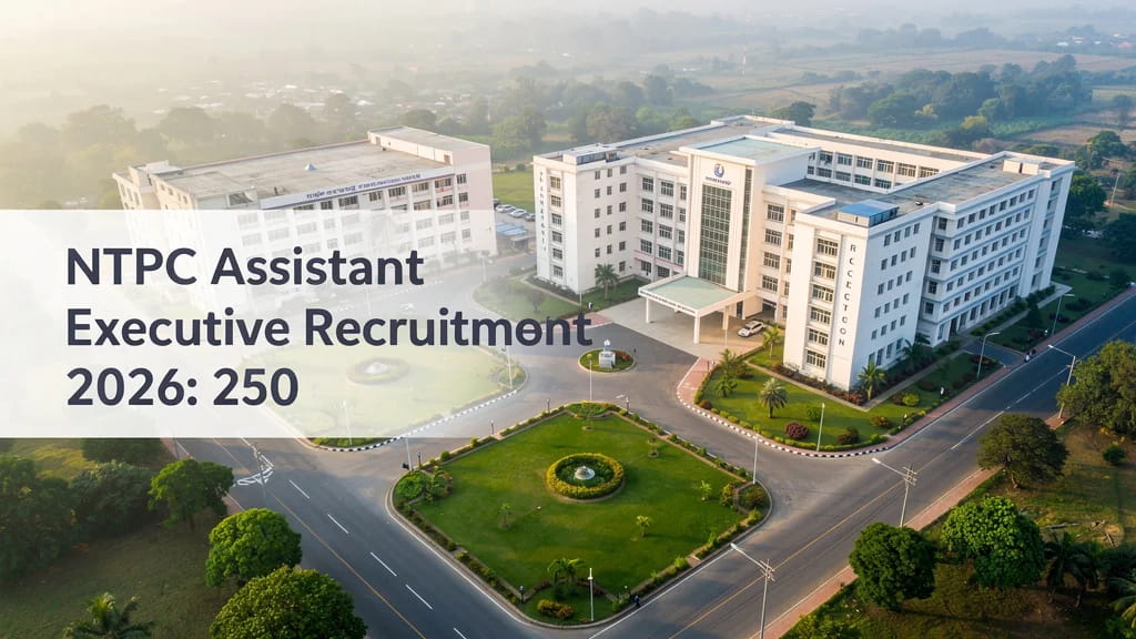 Ntpc Assistant Executive Recruitment 2026 250 Fixed Term Po 922102