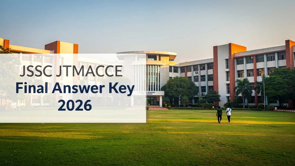 Jssc Jtmacce Final Answer Key 2026 Released How to Download 687510