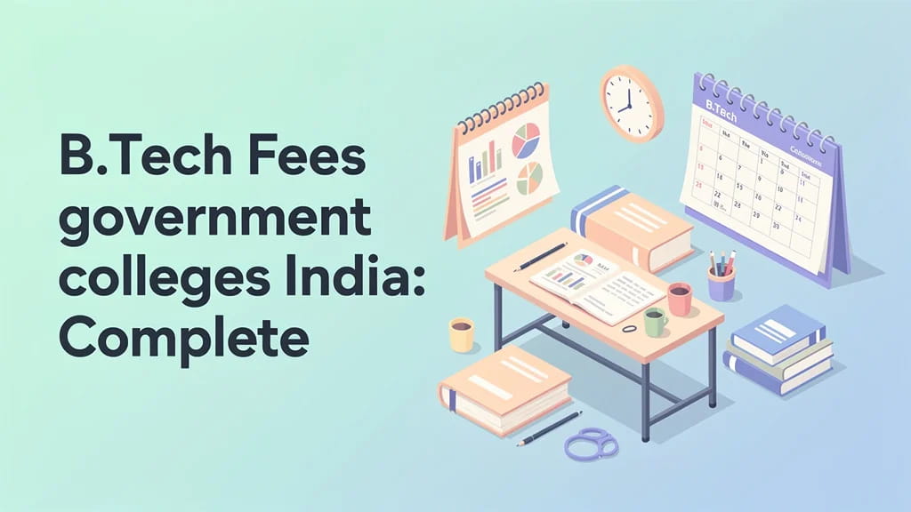 B Tech Fees Government Colleges India Complete 2026 Guide O 734343