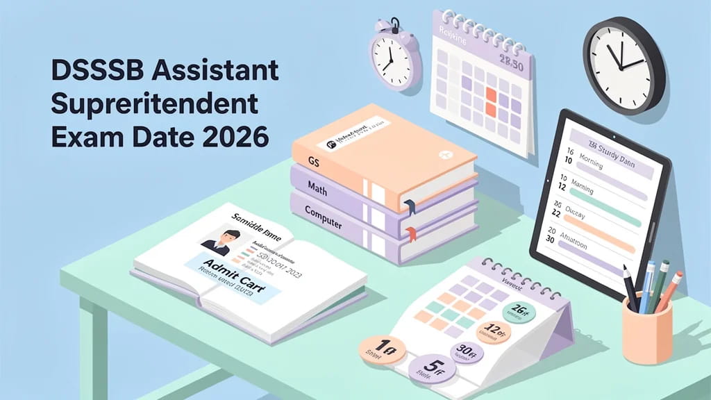 Dsssb Assistant Superintendent Exam Date 2026 Full Schedule 183591
