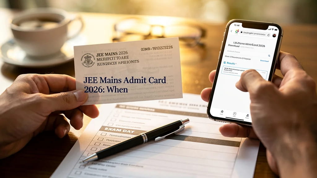 Jee Mains Admit Card 2026 When to Download Step by Step Gu 675142