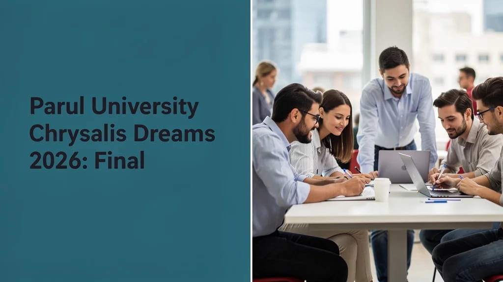 Parul University Chrysalis Dreams 2026 Final Year Fine Arts 403726
