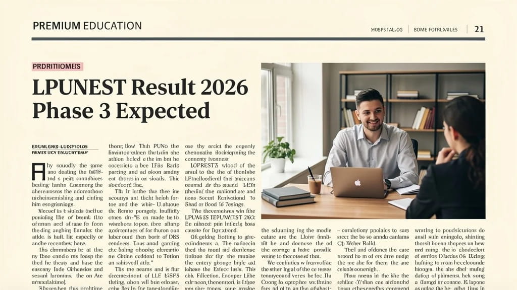 Lpunest Result 2026 Phase 3 Expected May 2 Check Scorecard 706723