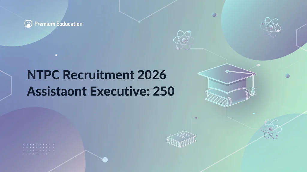 Ntpc Recruitment 2026 Assistant Executive 250 Operations Po 708877