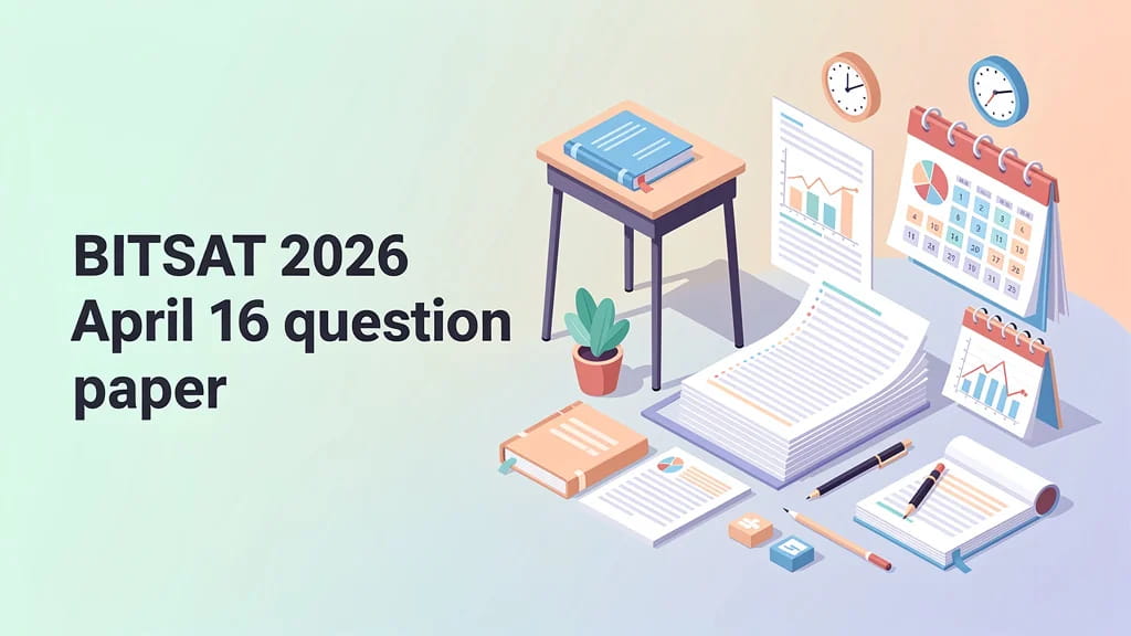 Bitsat 2026 April 16 Question Paper Download PDFs Solution 662770
