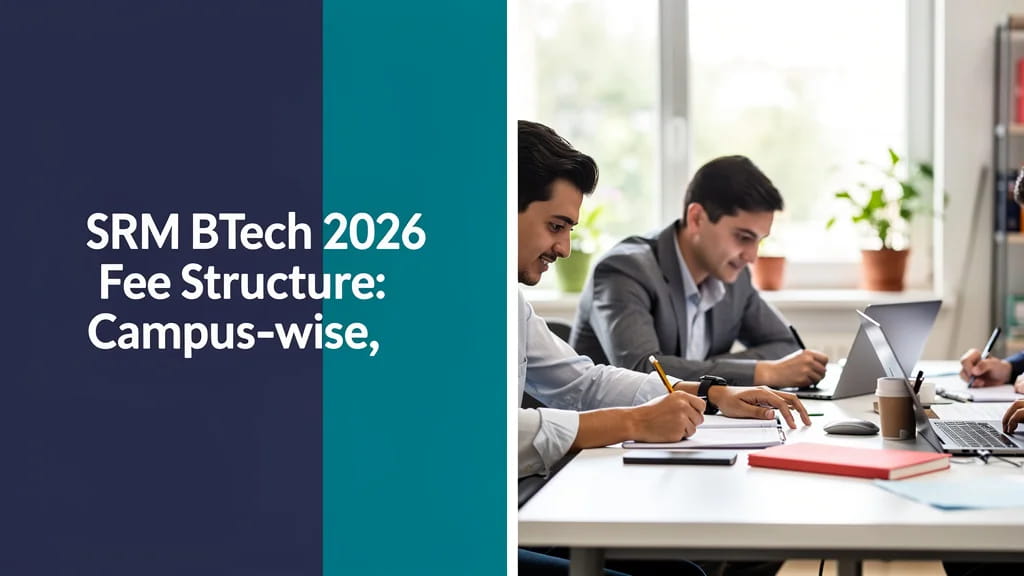 Srm Btech 2026 Fee Structure Campus Wise Branch Wise Break 624186